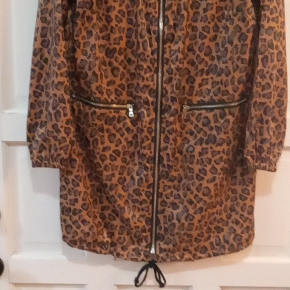 HalfHeart Women's Animal Print Long Windbreaker Jacket - Picture 3 of 7